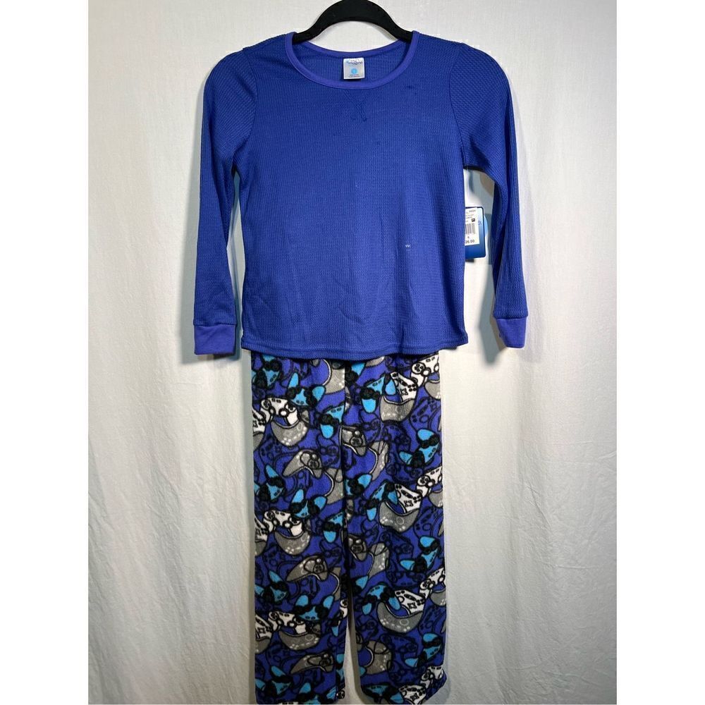 Imagine Sleepwear for Boys PJ Set Size Small Blue and Gray in Color